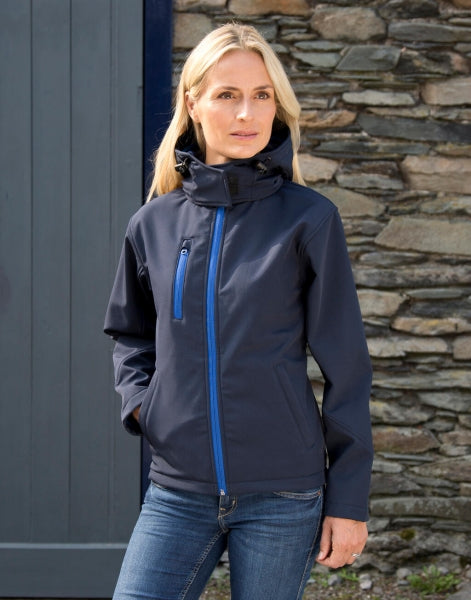Chaqueta SoftShell "MUJER" CON capucha - "ANTRUEJOS"