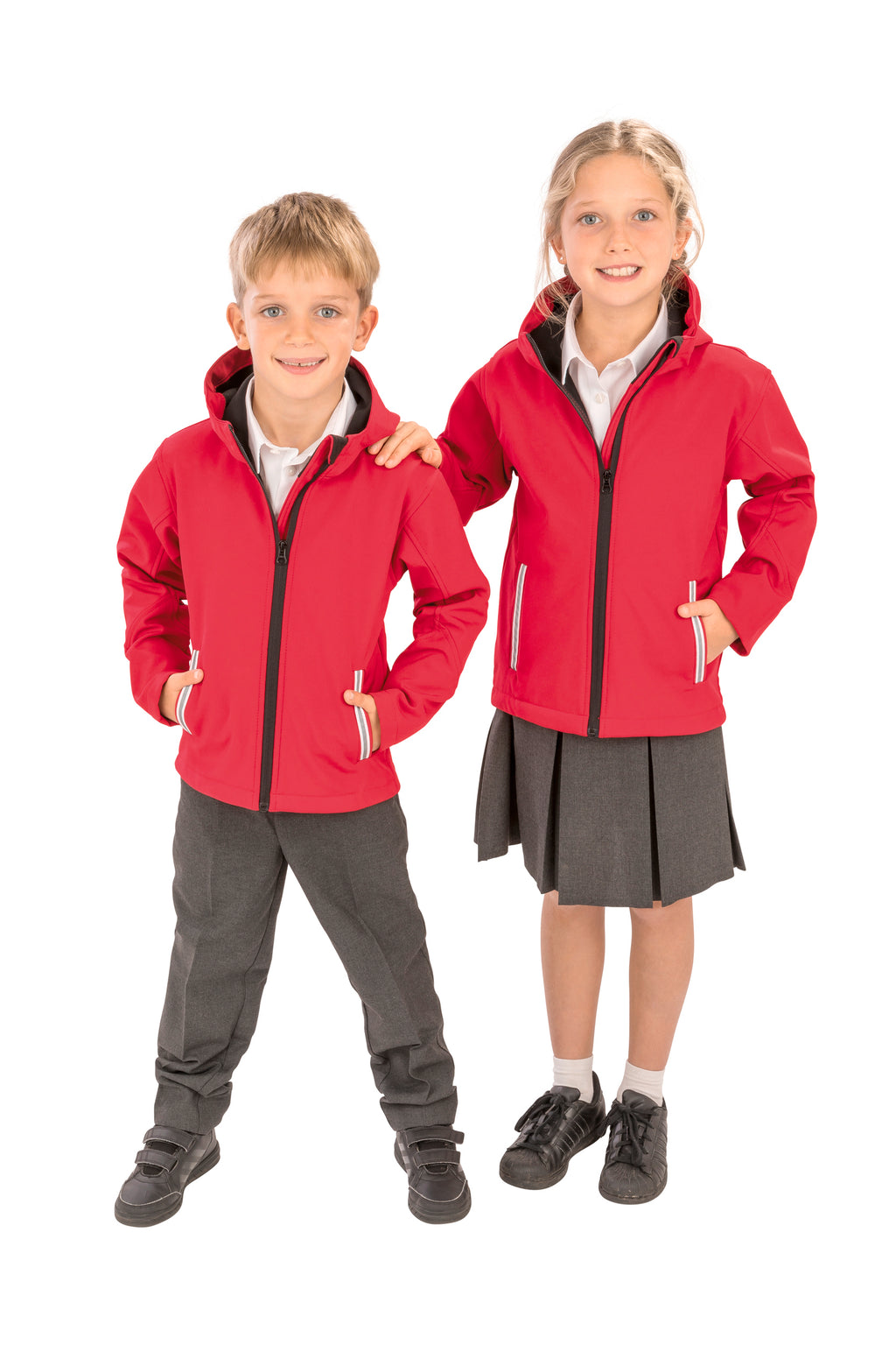 Chaqueta SoftShell "NIÑO" con capucha - RONCONES Y SONAJAS