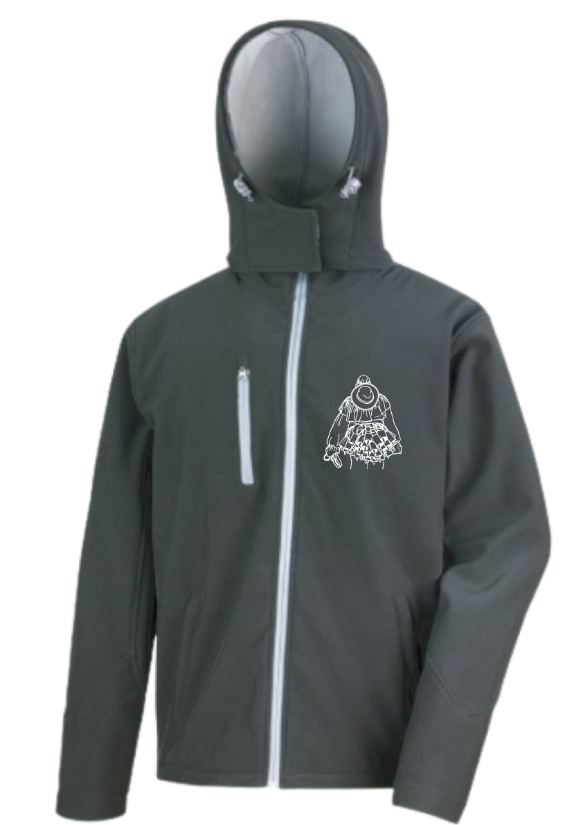 Chaqueta SoftShell "MIXTA" CON capucha - "ANTRUEJOS"