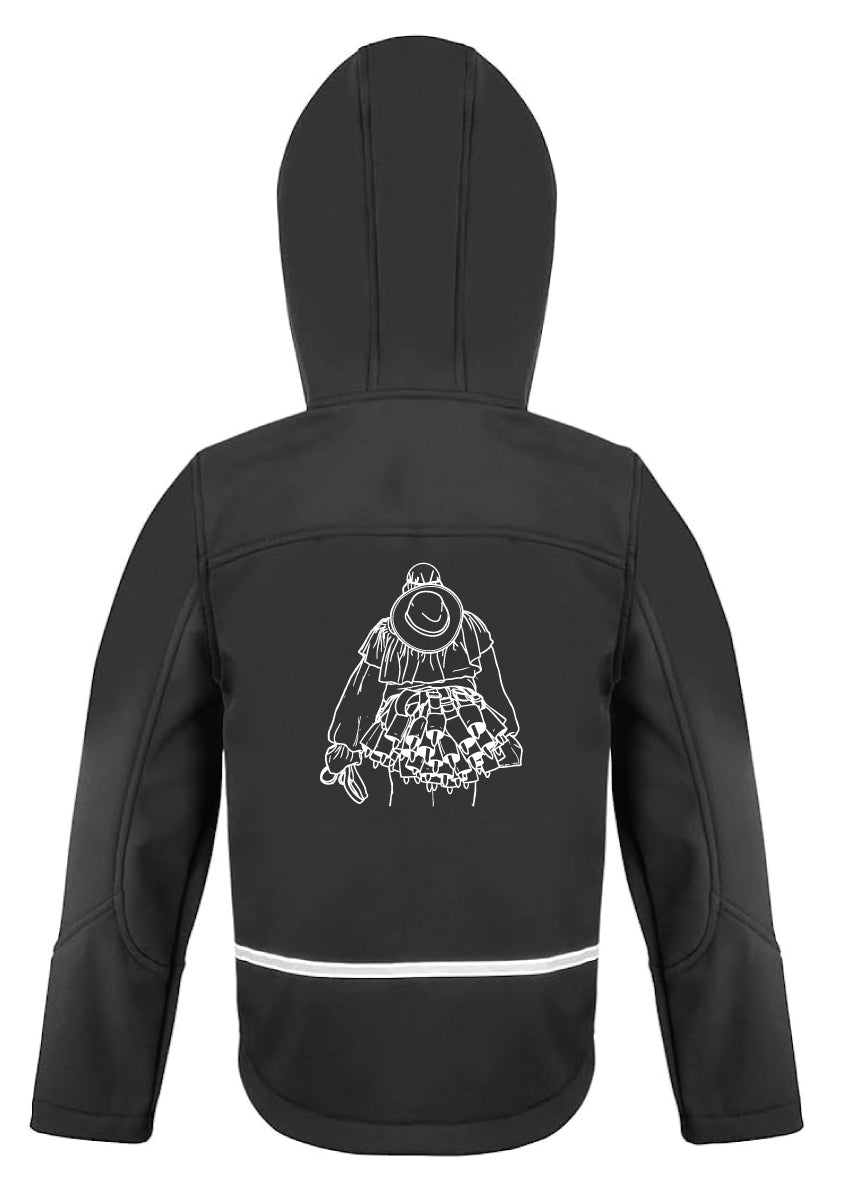 Chaqueta SoftShell "NIÑO/A" CON capucha - "ANTRUEJOS"